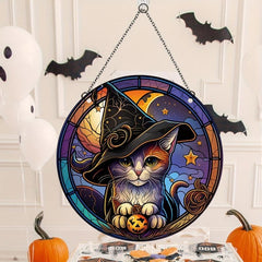 Halloween Front Door And Window Acrylic Decoration Set