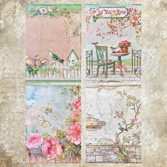 A5 Single Sided Pattern Paper DIY Photo Album Scrapbook Material