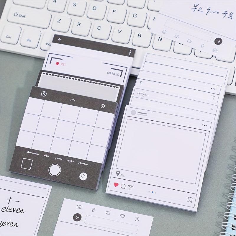 Sticky Notes Notepad Cartoon Memo Creative 70 Sheets