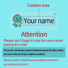 Personalized Waterproof Name Sticker for School - Medium Size