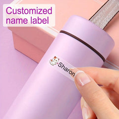 Personalized Waterproof Name Sticker for School - Medium Size