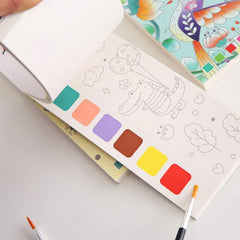 20 Sheets Paint With Water Activity Books Set