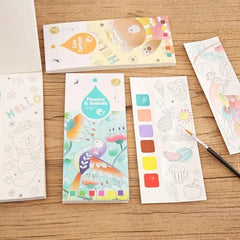 20 Sheets Paint With Water Activity Books Set