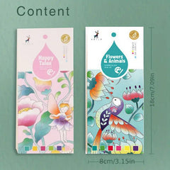 20 Sheets Paint With Water Activity Books Set