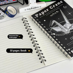 Dark Vintage Butterfly Notebook 50 Pages