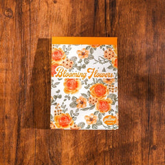Vintage Yellow Flowers Scrapbook Paper - 200 Sheets