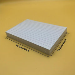 Ruled Index Cards 10 X 15 100 Sheets Flashcards for Studying