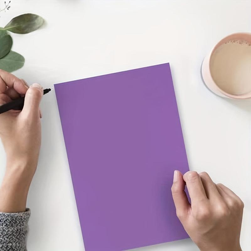 250g 15sheets Purple Series Card Paper A4 Cardstock