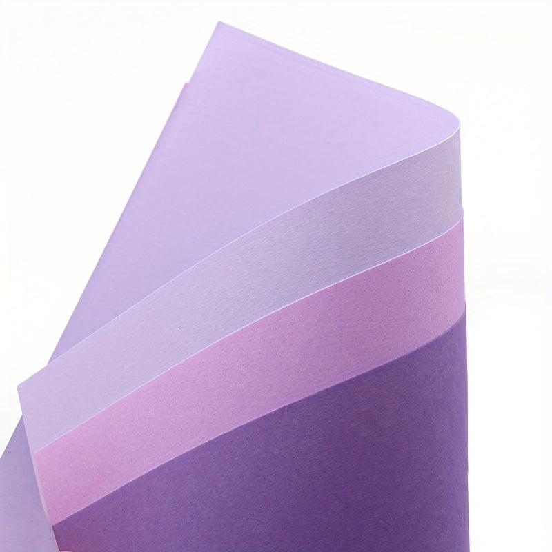 250g 15sheets Purple Series Card Paper A4 Cardstock