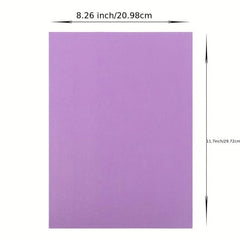 250g 15sheets Purple Series Card Paper A4 Cardstock