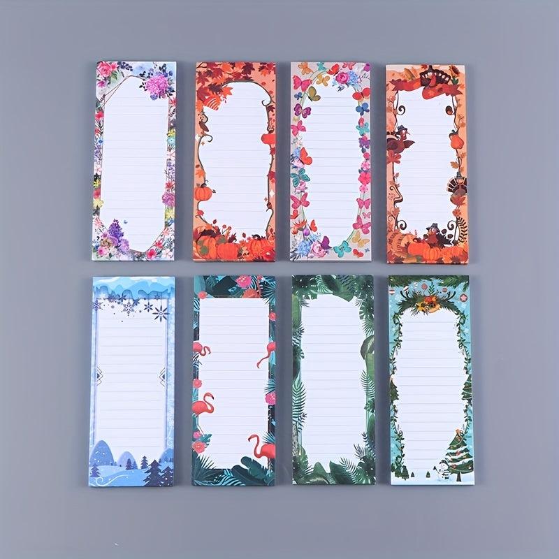 Irregular Pattern Magnetic Notepad 1pc