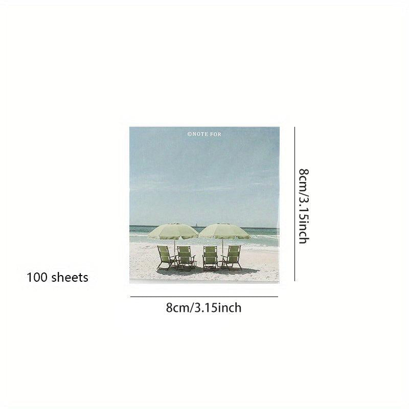 100 Sheets Natural Series Memo Book Journal Diary