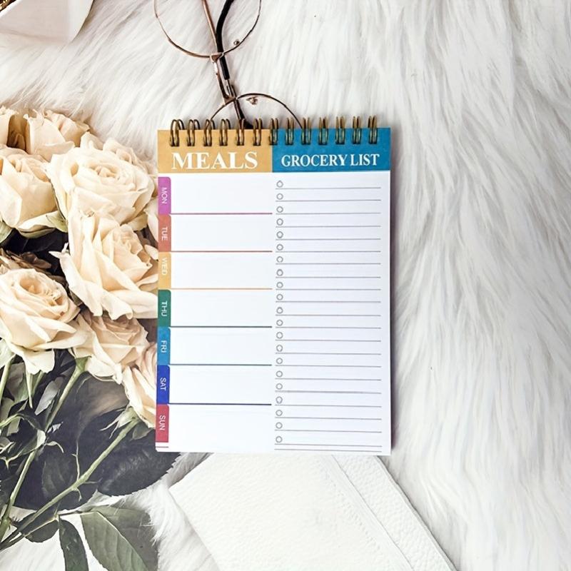 Daily Planner Notepad Undated 52 Sheets Tear Off Checklist Hourly Schedule