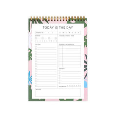 Daily Planner Notepad Undated 52 Sheets Tear Off Checklist Hourly Schedule