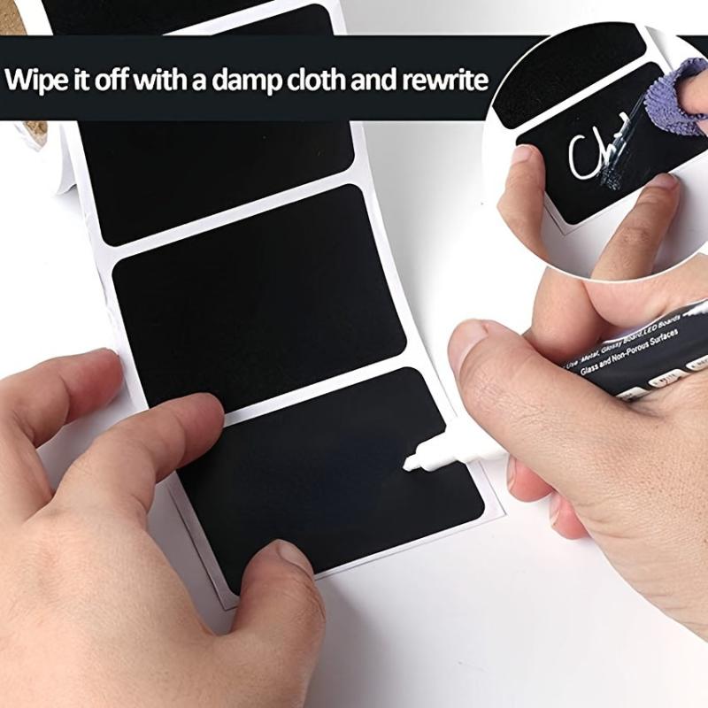 120pcs Blackboard Stickers for Home Kitchen Decor