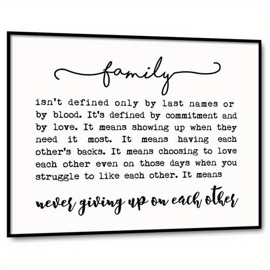 Family Quote Family Wall Decor Family Isn't Defined Adoption Gift