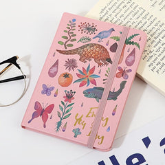 A5 Hardcover Journal Diary Animal Plant Cover Lined Pages Notebook