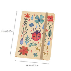A5 Hardcover Journal Diary Animal Plant Cover Lined Pages Notebook