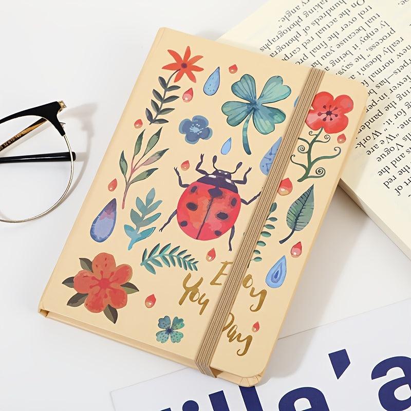 A5 Hardcover Journal Diary Animal Plant Cover Lined Pages Notebook