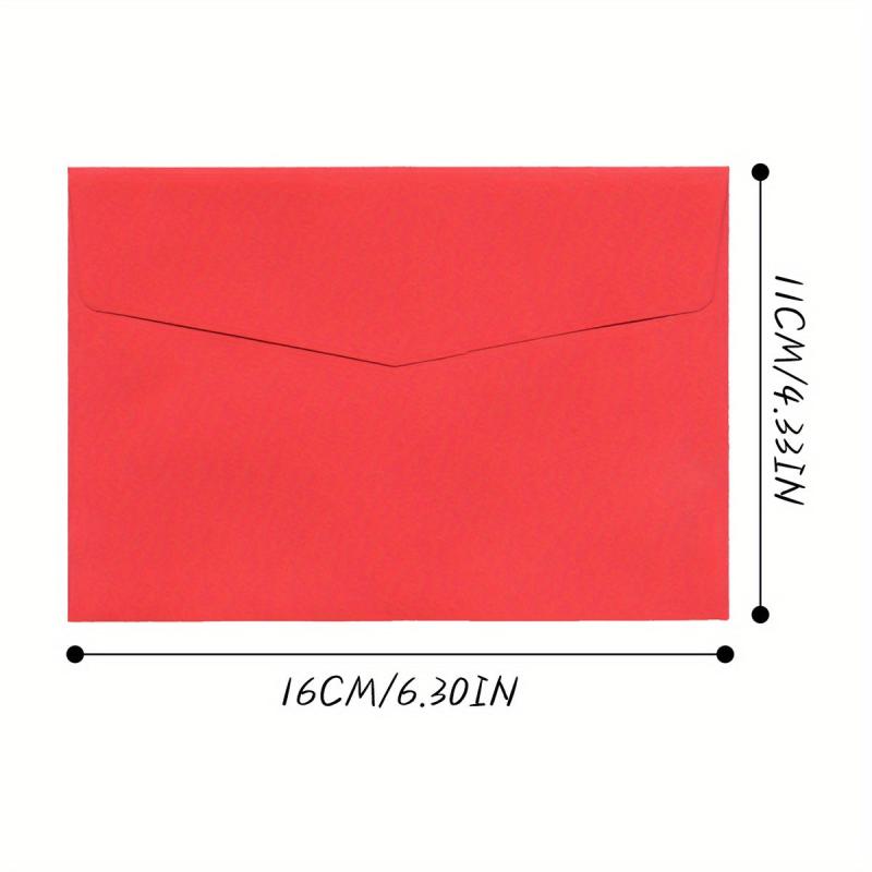 10 Pack Colored Envelopes for Invitations Weddings Photos Postcards