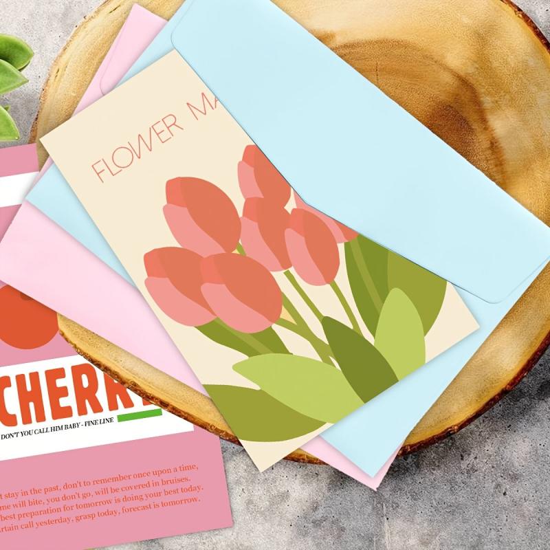 10 Pack Colored Envelopes for Invitations Weddings Photos Postcards