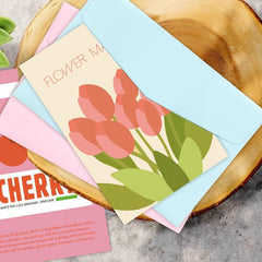 10 Pack Colored Envelopes for Invitations Weddings Photos Postcards