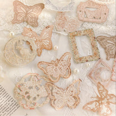 20pcs Retro Embossed Hollow Card Pack for Journaling