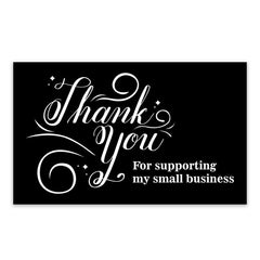 50 Thank You Cards for Commercial Decoration and Gift Wrapping