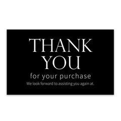 50 Thank You Cards for Commercial Decoration and Gift Wrapping