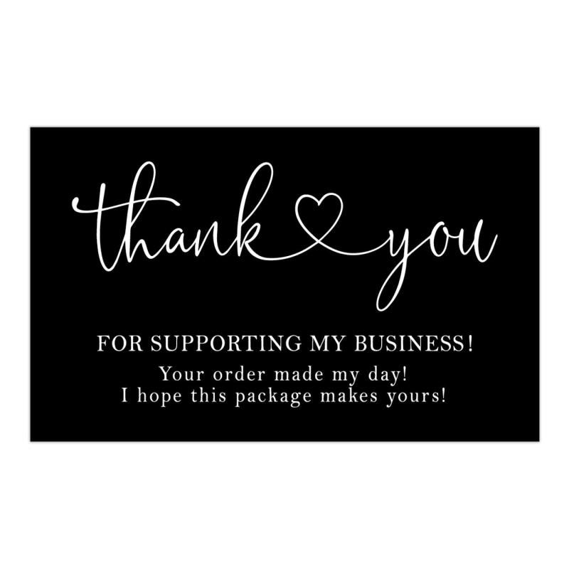 50 Thank You Cards for Commercial Decoration and Gift Wrapping