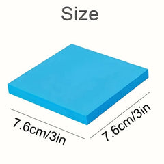 300 Sheets Fluorescent Sticky Notes Self-adhesive Colored Memo Notepad