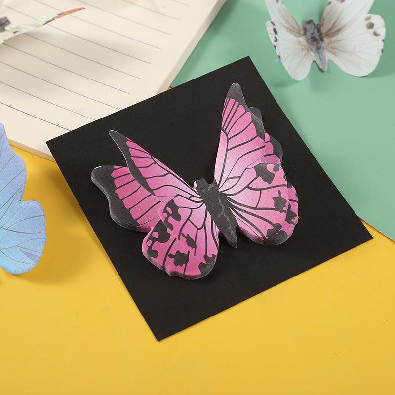 Butterfly Sticky Note Creative Notepad Sticker Memo Pads Office School Supplies