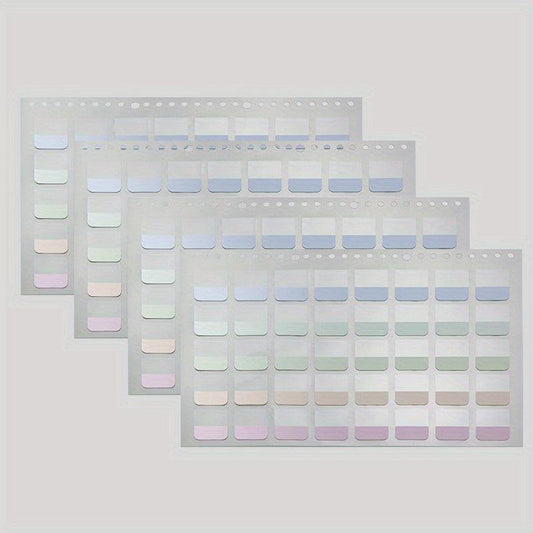 Morandi Series Index Stickers, Light Colors, 2 Packs