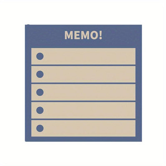 Ins Style Non-Sticky Note Book - Contrasting Colors