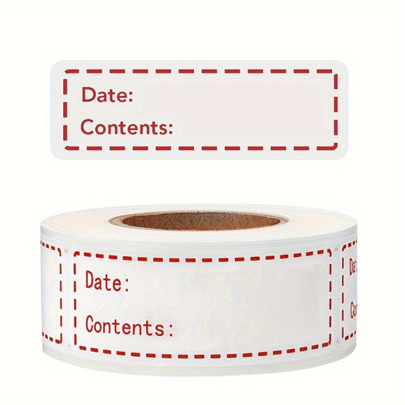 Kitchen Sticker Food Storage Safety Labels