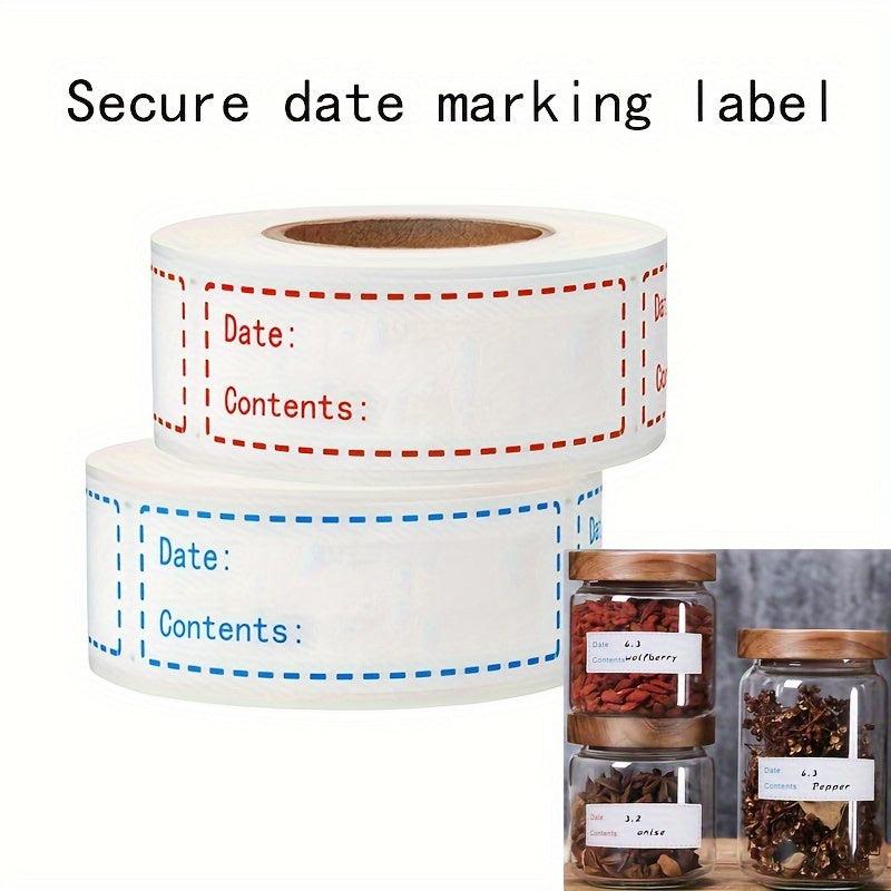 Kitchen Sticker Food Storage Safety Labels