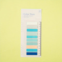 Morandi Index Stickers, 10 Colors, Transparent, Student Reading Marking Stickers