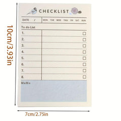 Small To-Do List Sticky Notes and Planner with Checklist Sticky Notes - 2 Sets