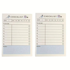 Small To-Do List Sticky Notes and Planner with Checklist Sticky Notes - 2 Sets