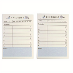 Small To-Do List Sticky Notes and Planner with Checklist Sticky Notes - 2 Sets