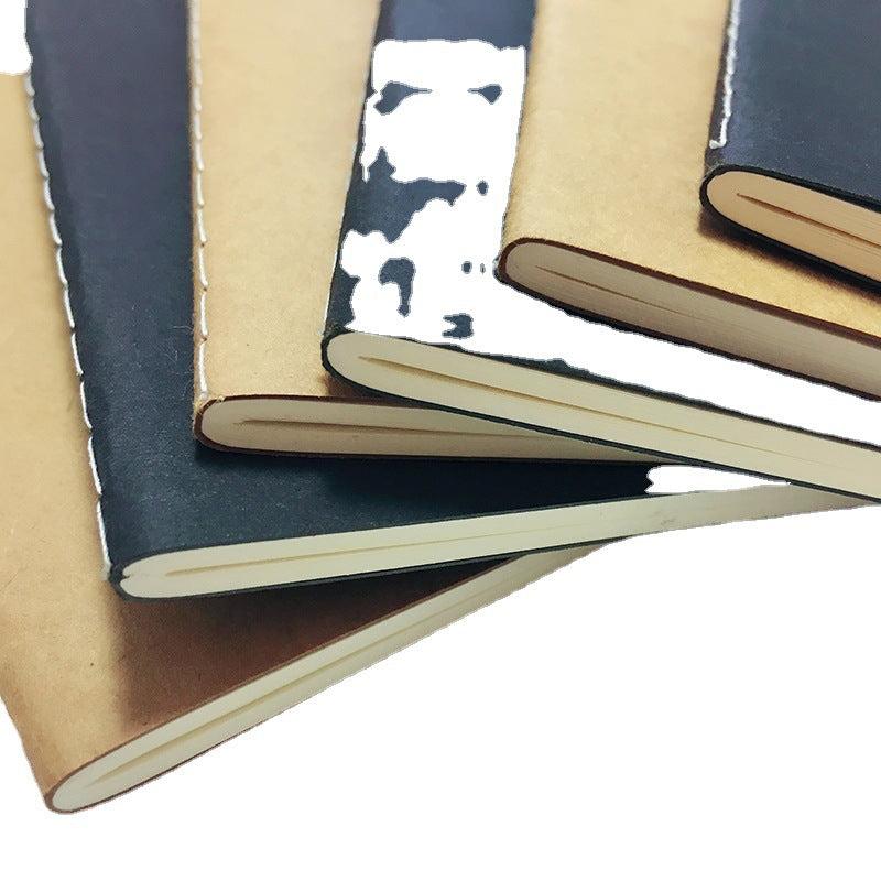 Vintage Cowhide Long Strip Hand Account Book 40 Sheets 80 Pages 80g Thick Paper