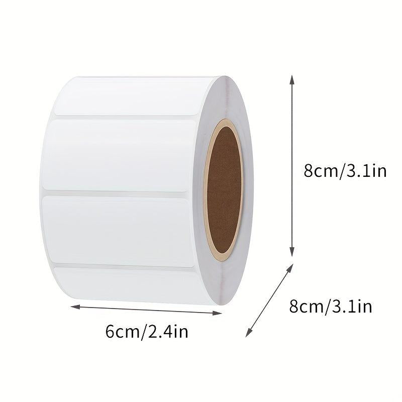 1000 Sheets 51x25mm 3-Heat Resistant Paper 40mm Tube Core Label Printer