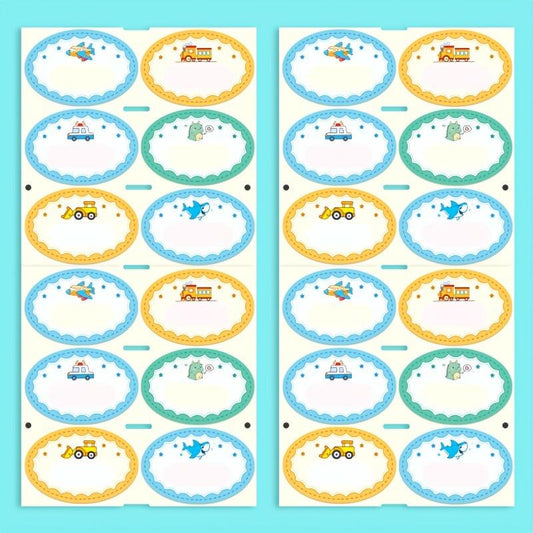 Personalized Iron on Name Tags for Clothes - Wash-Resistant Stickers