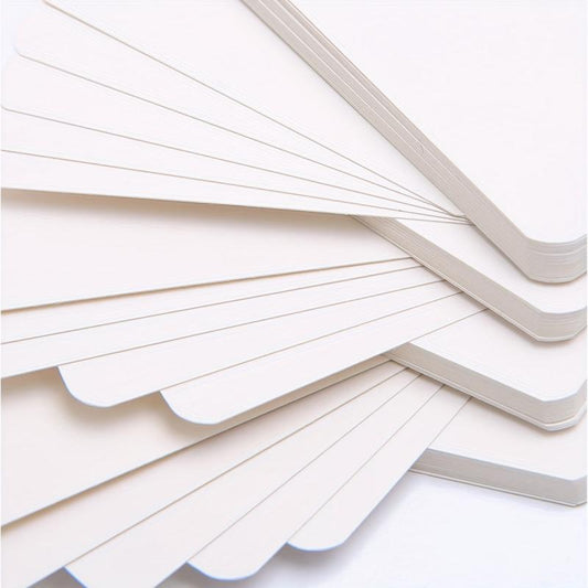 100 Sheets Iron Ring Blank Loose-Leaf Word Card Paper Easy Travel & Record Life