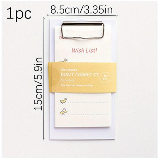 Blessing Message Sticky Note Clip Board