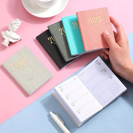 A7 Daily Planner Notebook 60 Sheets English Schedule Book