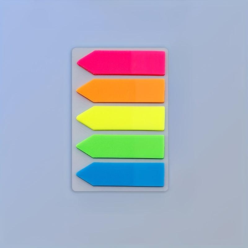 500 Sheets PET Fluorescent Index Stickers Student Creative Mark