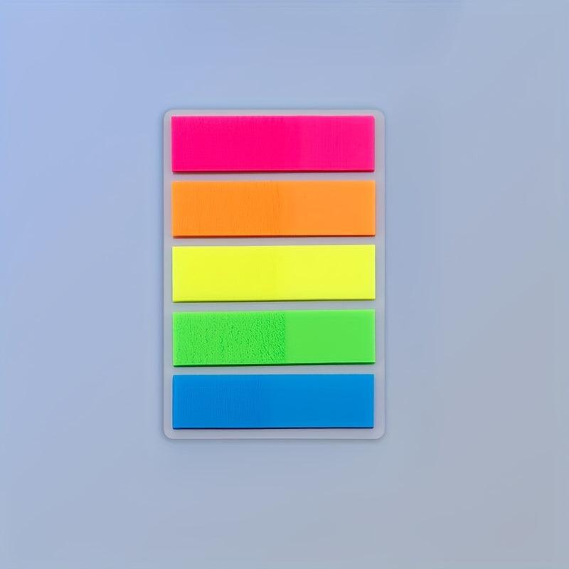 500 Sheets PET Fluorescent Index Stickers Student Creative Mark