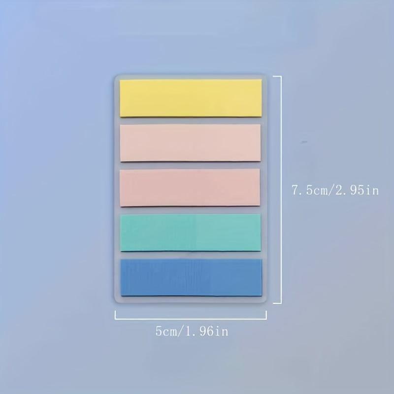 500 Sheets PET Fluorescent Index Stickers Student Creative Mark