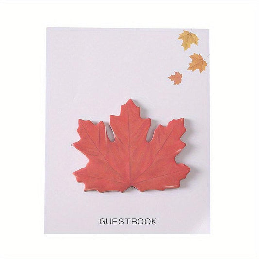 30pcs Leaf Sticky Notes Tearable Sticky Note Paper For Students